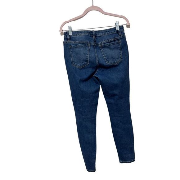 Prana Organic Cotton Button & Zip Fly Five Pocket Denim Jeans Blue Size 4/27 - Picture 3 of 11